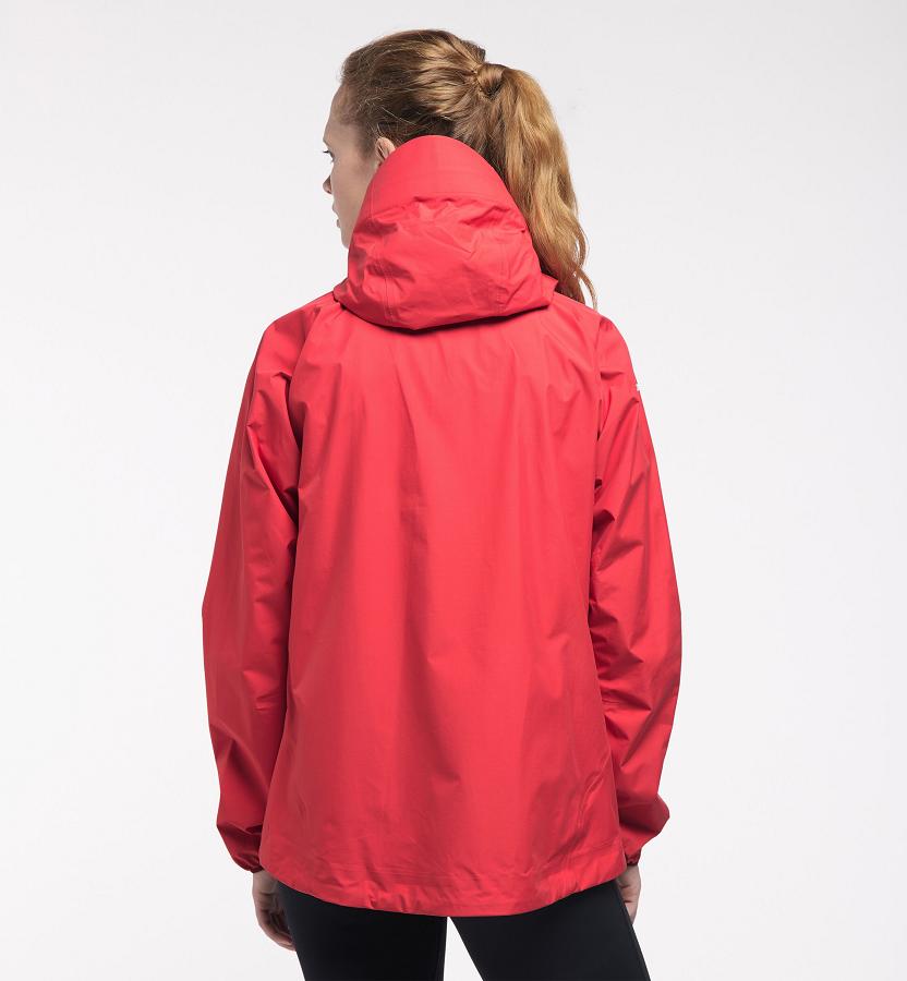 Haglöfs Womens L.I.M Waterproof Jacket Red New Zealand 25301KLDU